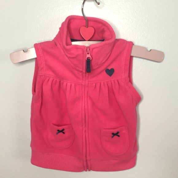 Carter’s (4) Pink Girl Vest Bundle Size 3 Months - Picture 10 of 11